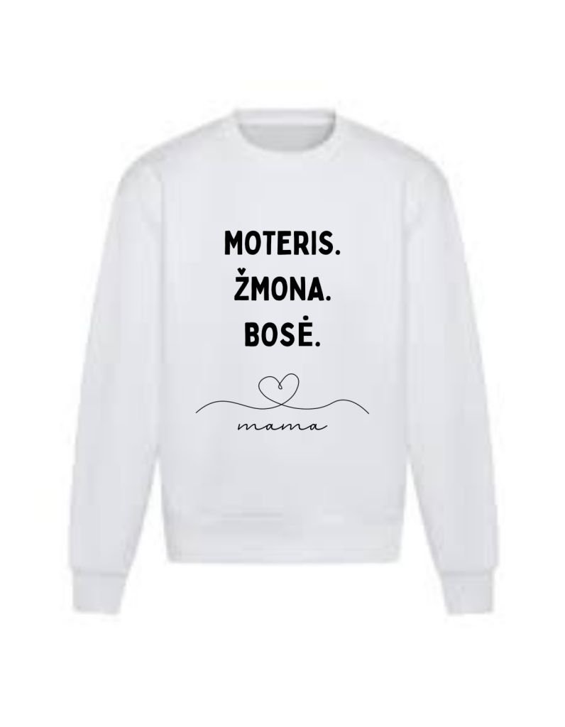 Moteriškas džemperis "Moteris, žmona, bosė"